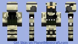 US Military uniform Desert camo Minecraft Skin