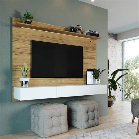 Buy Bliss Modern Freestanding Wall Mounted Entertainment Center ...