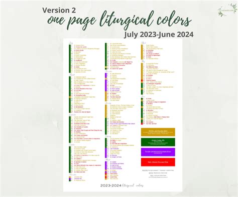 2024 Liturgical Color Calendar Cat4 Month Calendar 2024 Jan 2024 ...