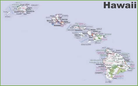 Big Island Hawaii Printable Map