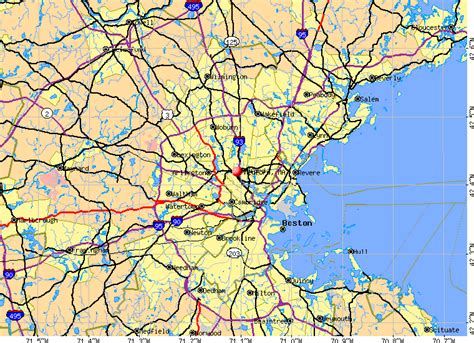 Medford Massachusetts - Map