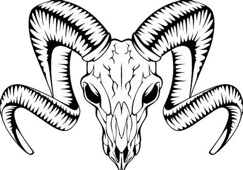 Ram Skull Illustrations, Royalty-Free Vector Graphics & Clip Art - iStock