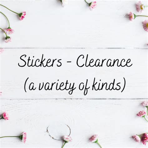 Stickers - Clearance • Peppermint Stick Learning Company Inc.