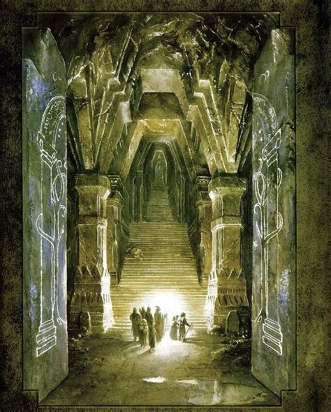 The mines of Moria by Alan Lee : r/lotr