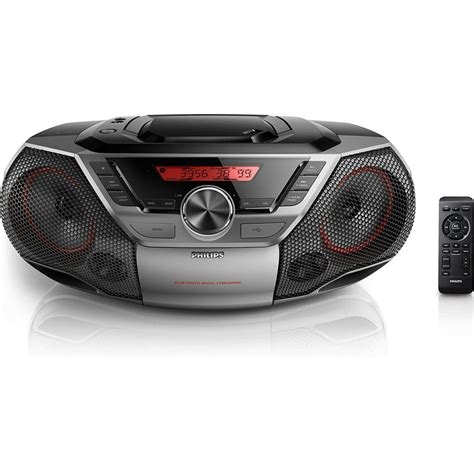 Philips AZ700T CD-Soundmachine Portable Boombox CD Player Bluetooth FM ...