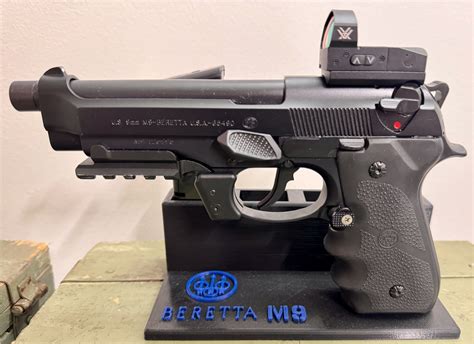 Beretta M9/92FS - Display Stand by space_chef | Download free STL model | Printables.com