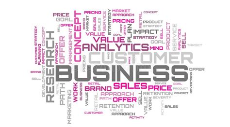 Word Collage on White Background. Abstract Business Concept Art Stock Illustration ...