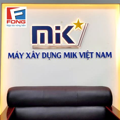 Biển hiệu logo MiK - Tân Hoàng Phong