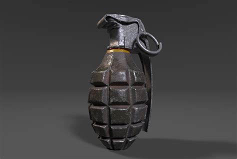 ArtStation - Hand Grenade Bomb (PBR Model)