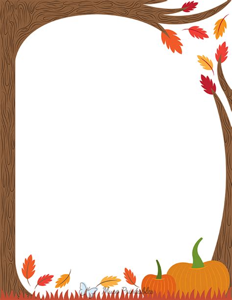 Fall Borders Free Printable