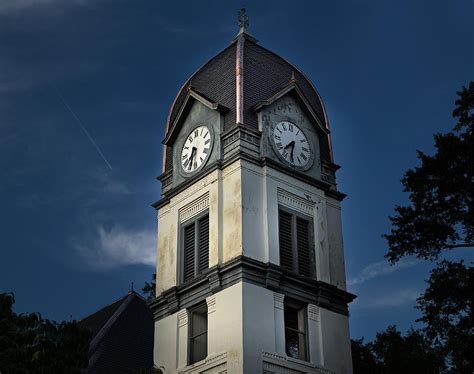 Fayette County Courthouse Photograph by Sally Simon - Fine Art America