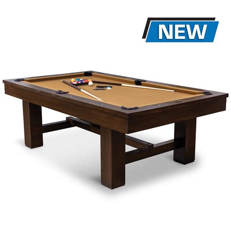 Classic Sport Tan Pool Table, Official Size 96" x 55" Set up in 10 Minutes - Walmart.com ...