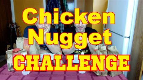 CHICKEN NUGGET CHALLENGE - YouTube