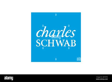 Charles Schwab Corporation, Logo, White Background Stock Photo - Alamy