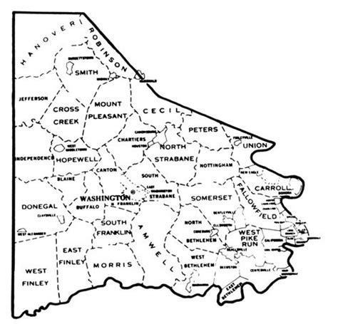 Washington County, Pennsylvania | Genealogical Society of PA | Washington county, Washington, County