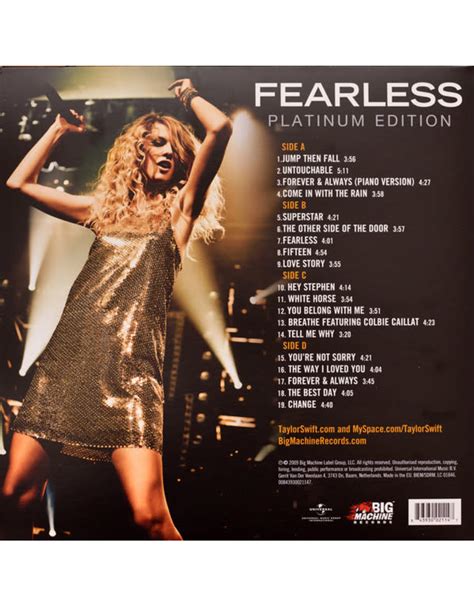 Taylor Swift - Fearless (Platinum Edition) [Vinyl] - Pop Music