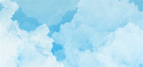 Sunshine Clouds Sky During Morning Background Blue White Pastel Heaven ...