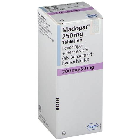 MADOPAR 200mg / 50 mg 100 TABS - International Pharmacy Online