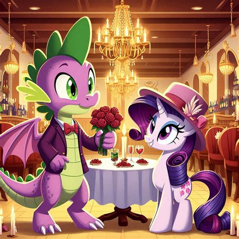 spike and rarity on a date part 2 by stitchfan08steven on DeviantArt