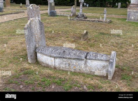 Above ground graves/tombs at Mistley Towers cemetery, Churrch of St. Mary the Virgin at Mistley ...