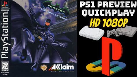 [PREVIEW] PS1 - Batman Forever: The Arcade Game (HD, 60FPS) - YouTube