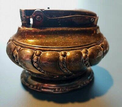 Vintage Ronson "Crown" Table Lighter (1950s) - Gorgeous Patina ...