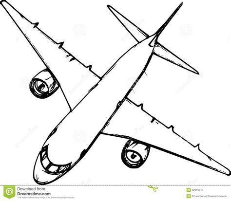 Simple Airplane Drawing at GetDrawings | Free download