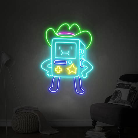 Adventure Time BMO Neon Sign Led Sign for Nintendo Game - Etsy