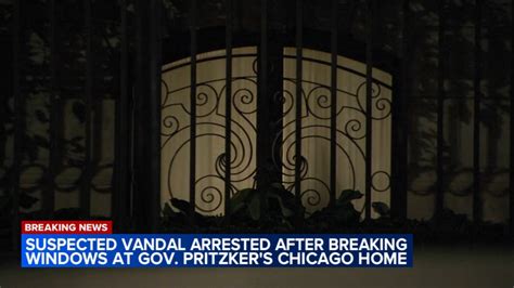 Illinois Governor JB Pritzker's Chicago home damaged by vandal throwing ...