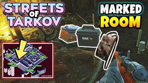 How to Find Streets of Tarkov Marked Room (Ammo Case, Docs Case) Best Loot Location in EFT - YouTube