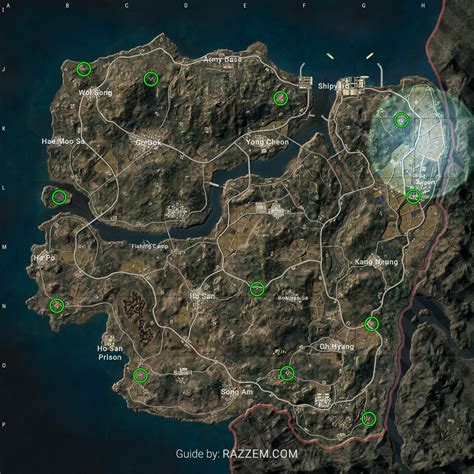 PUBG Taego secret room locations - Razzem