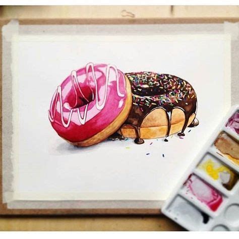 Donut Drawing By: @anyaberezkina _ Follow @artistiq_help & @artistic ...