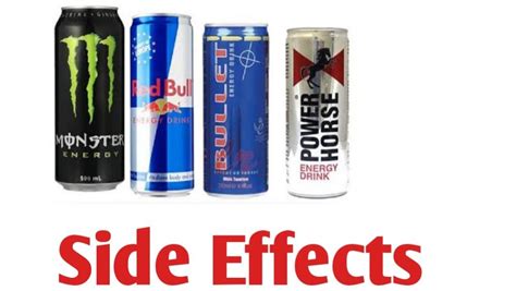 Side Effects of Power Horse, Monster, Bullet and Climax Energy drinks ...