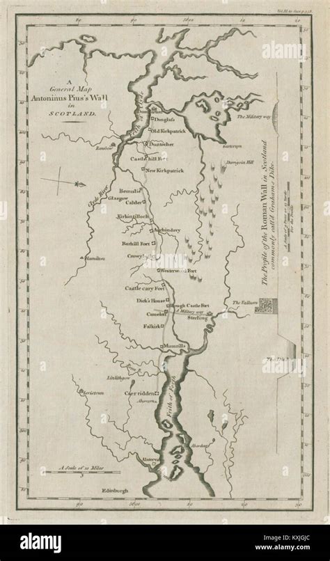 The antonine wall map hi-res stock photography and images - Alamy