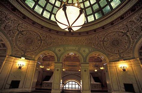 Chicago Cultural Center pictures, Tiffany Dome Travel pictures. Photography gallery of Chicago ...