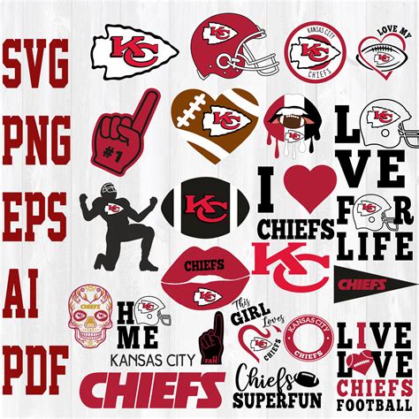 Kansas City Chiefs Logo Svg, Png, Eps, Ai, Pdf, Digital Download