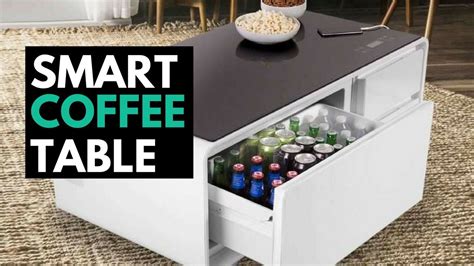 Sobro Smart Coffee Table With Built In Mini Fridge : Sobro - Smart Coffee Table w/ Fridge ...