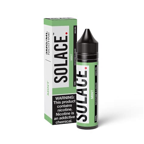 Mint 60ml Vape Juice - Solace - 3MG - Element Vape