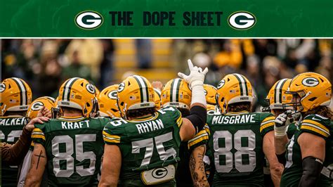 Packers' 2023 season-ending Dope Sheet