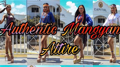 AUTHENTIC MANGYAN ATTIRE | MUTYA NG KABATAANG MINDOREÑO 2019 - YouTube