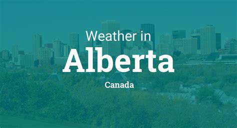 Weather in Alberta, Canada