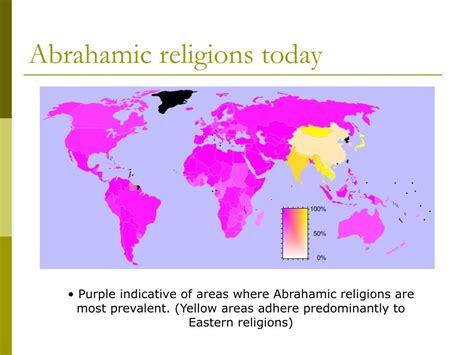 Abrahamic Religions Map