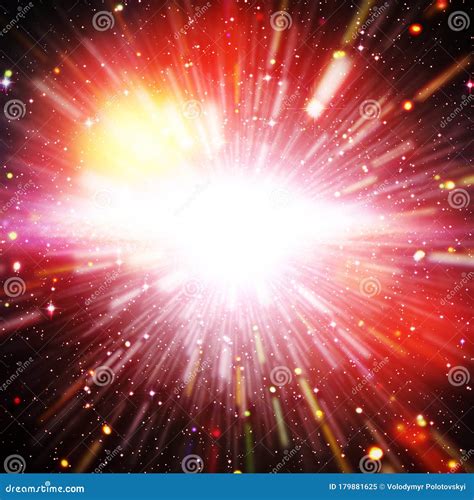 Big Bang in Space. the Elements of this Image Furnished by NASA Stock Image - Image of light ...