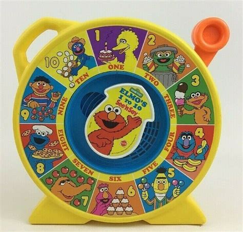 See 'n Say Elmo's 1 to 10 Talking Sesame Street Spinner Mattel Vintage 1989 - Other