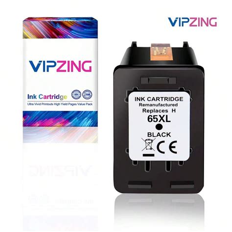 Remanufactured Ink Cartridge Replacement For HP 65 Black Ink Cartridge HP 65 XL 65XL For HP ...