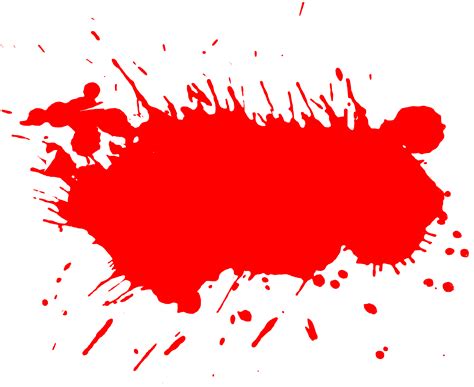 15 Red Paint Splatters (PNG Transparent) | OnlyGFX.com