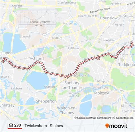 290 Route: Schedules, Stops & Maps - Staines (Updated)