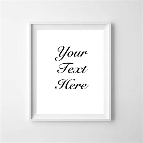 Personalized Poster, Custom Quote Print, Custom Text Print, Custom ...