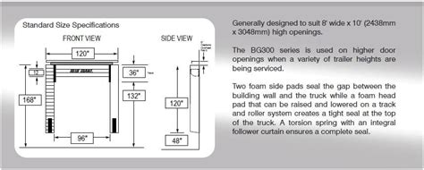 Loading Dock Seals and Shelters - Design & Specifications