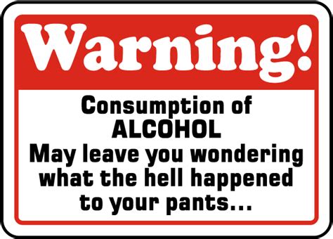 Consumption of Alcohol Sign K1330 - by SafetySign.com